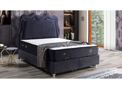 Bett Design Better Luxus Better Polster Schlofkummer Miwwelen Modern Schwaarz