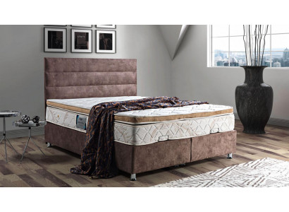 Bett Design Better Luxus Bettkascht Polsterschlofkummer Miwwelen Stoff 160x200