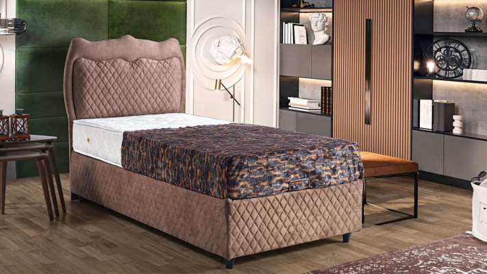 Bett Design Better Luxus Better Polster Schlofkummer Miwwelen Braun 90x190cm