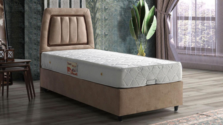 Bett Design Better Luxus Beige Matratzen Schlofzëmmer Miwwelen Modern 90x190 Luxus