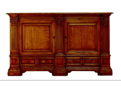 Kachschaf Tirang Vitrin Wunnzëmmer Holz Buffet Anrichte Säitebord Schaf Neien