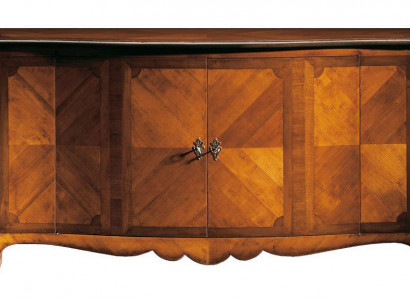 Ariichtung Regaler Vitrinen Kredenz Buffet Italienesch Miwwelen Massivholz 200cm