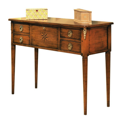 Miwwel Stil Barock Design Holz Italienesch Miwwelen Konsolenzëssel Braun Sideboard