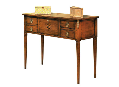 Miwwel Stil Barock Design Holz Italienesch Miwwelen Konsolenzëssel Braun Sideboard