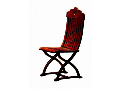 Iesszëmmer Massivholz Lounge Sitz Polsterstull Holz Nei Landhaus Fauteuil Stull 1x