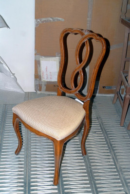 Iesszëmmer, Wunnzëmmer, Stull, Holz, Fauteuil, Miwwelen, Lehnstull, Stull, Luxus-Miwwelen, Brong.
