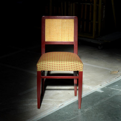 Iesszëmmerstull Luxus Art déco Stull Lieder Design Holzstull Italienesch Miwwelen