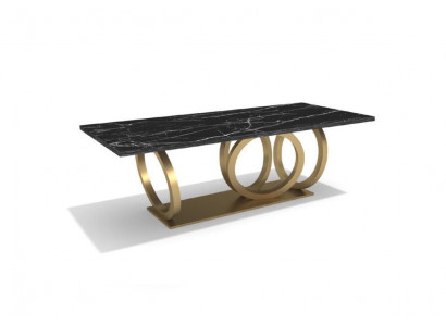 Luxus Modernen Marmor Iessdësch Miwwelen Dësch Iesszëmmer Design Dëscher 200x100