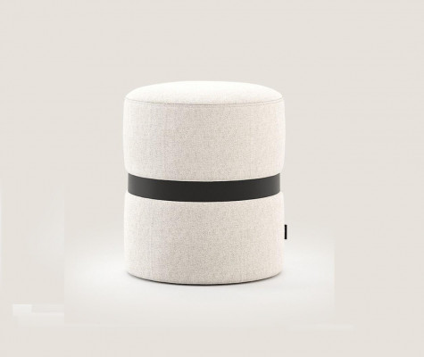 Designer wäisse Polsterhocker Schlofzëmmermiwwelen moderne Säitenhocker