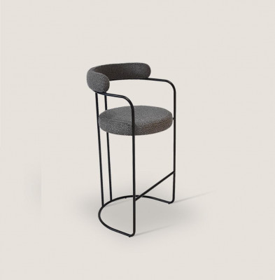 Groe Léiwe Edelstahl Barhocker Designer Bar Miwwel Stull Hocker Gestell