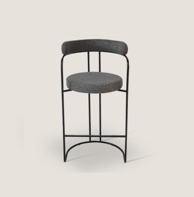 Groe Léiwe Edelstahl Barhocker Designer Bar Miwwel Stull Hocker Gestell