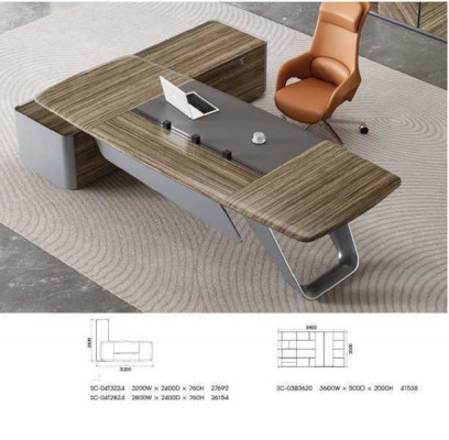 Luxus Schreifdësch Aarbechtsdësch Ecksartendësch Dësch Ariichtung Miwwel