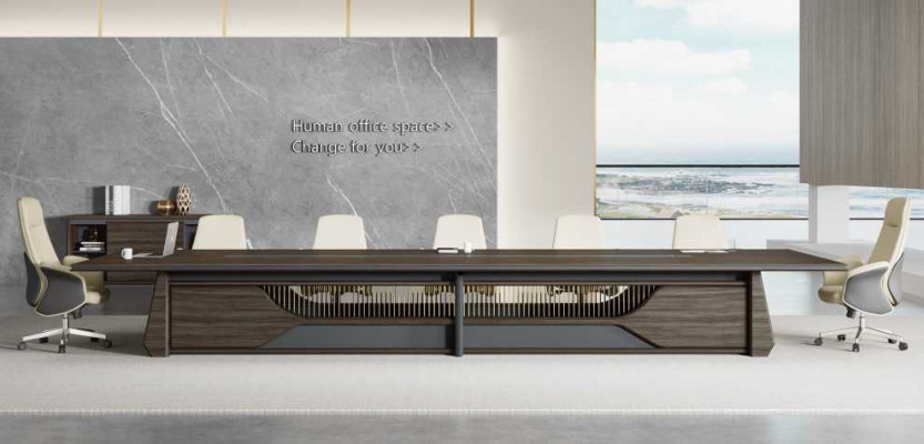 Modernen Konferenztisch Computerdësch Miwwelen Versammlungstisch Nei