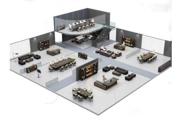 Modernen Konferenztisch Computerdësch Miwwelen Versammlungstisch Nei