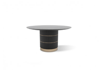 Ronn Iessdësch Luxus Iesszëmmer Miwwelen Designer Dësch Metallsfouss