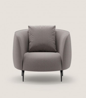 Taupe Modernen Sëtz Wunnzëmmer Einsitzer Luxus Design Polster Miwwel Lounge