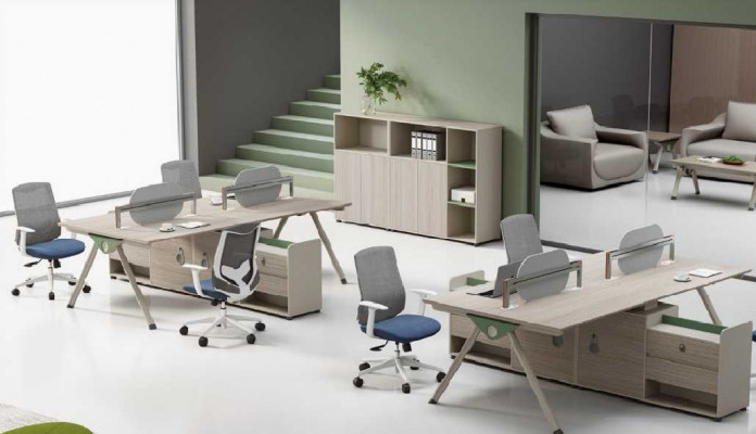 Aarbechtszëmmer Holz Büro Miwwelen Schreifdësch Computerdësch Luxus Nei