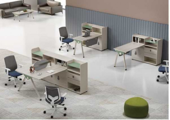 Design-Eckschreibtisch Büroerausrüstung Miwwel Schreifdëscher Miwwel.