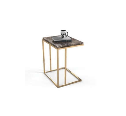 Moderne Edelstol Säitentabell Wunnzëmmer Table Basse Designer Miwwelen
