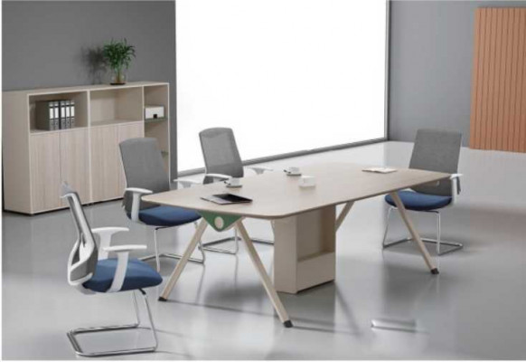 Konferenzdësch Holz Büromiwwel Design Dësch Ariichtung Aarbechtszëmmer