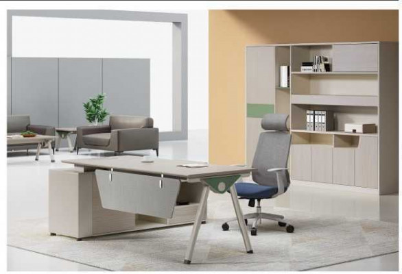 Eckschreifdësch Modern Büro Miwwelen Luxus Design Büro Ariichtung