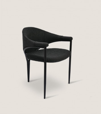 Schwaarzen Designer Still Luxus Iesszëmmer Eensëtzer Modern Ariichtung