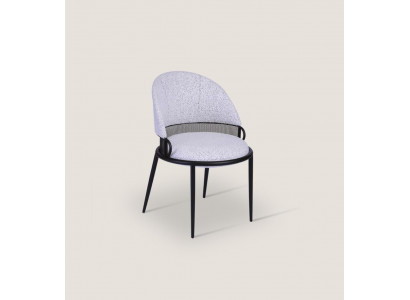 Wäisst Iesszëmmerstull Luxus Still Polster Eenzel Sëtztextil Stil Miwwelen