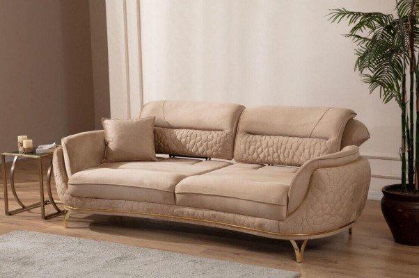 Sofagarnitur 3 2 1 Sëtzer Set Design Sofa Polster Couchen Modern Luxus