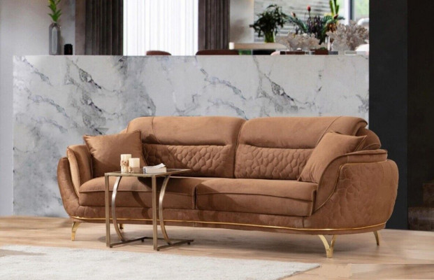 Sofagarnitur 3 2 1 Sëtzer Set Design Sofa Polster Couchen Modern Luxus