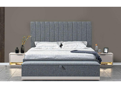 Bett Textil 2x Nuetsdëscher 3tlg. Schlofkummer Set Miwwelen Modern Luxus