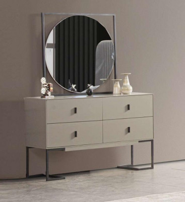 Make-up Dësch mat Spigel Luxus Modern Komoud Schlofkummer Dësch
