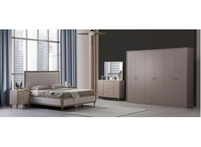 Schlofkummer Set Bett 2x Nuetsdëscher Better Italieneschen Stil 5 Deeler. Nei