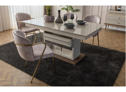 Iesszëmmerdësch Iessdësch Dëscher Modern Iesszëmmer Designer Nei Beige