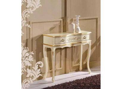 Klassesche wäisse Konsolsdësch Niewedësch Holzmöbel Schlofzëmmer Design