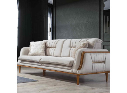 Modern wäisst Luxus-Sofa Héich Qualitéit fir Wunnzëmmer nei