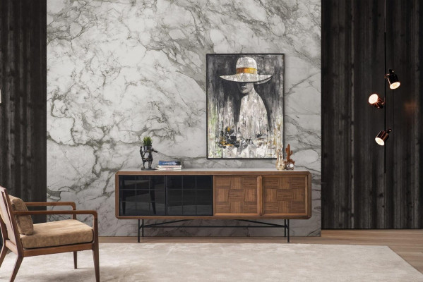 Iesswénkel Iessgrupp Iessdësch Set 8-deeleg Iesszëmmer Brong Holz Stilvoll