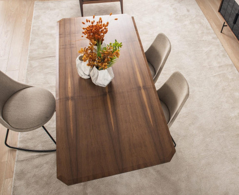 Iesszëmmerdësch Iessdësch Dësch Iesseck Iesszëmmer 205 cm Holz Brong