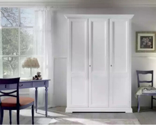 Set Bett, Kleederschaf, Schreifdësch 4 Deeler Komplett Jugendzëmmer Nei