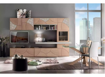 Klassesch Wunnwand Wunnzëmmer Sideboard RTV Regal Wänn Schaf Nei