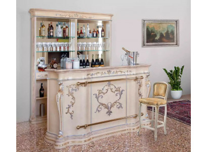 Klassesch Bar-Thek Luxus Bar-Schaf Designer Miwwelen Massivholz Vitrinne Bar