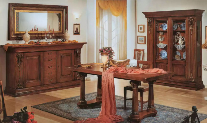 Iessdësch Design Miwwelen Iesszëmmer Dësch Luxus Italieneschen Stil Ariichtung