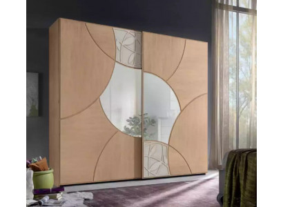Kleedermaart Mat Schiebetüren Schlofkummer Holz Schaf Braun Spigel