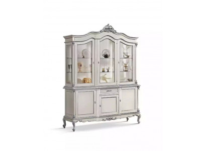 Vitrine Glas Schaf Echt Holz Vitrine Kommoda Italienesch Wunnzëmmer Miwwelen Nei
