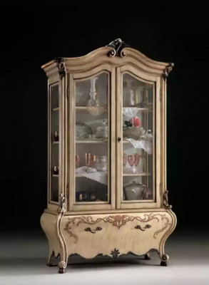Vitrine Anrichte Schief Design Italienesch Miwwelen Schaf Luxus Regal