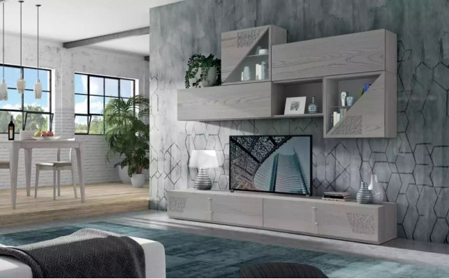 Schief Wand Regal Wunnwand Säitniddereg Regaler Holz Design Schiefen