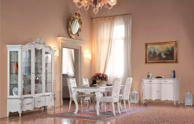 Italienesch Iessdëscher Luxus Holzdëscher Miwwel Iessdësch Klassesch Dësch