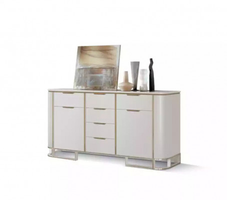 Sideboard Italienesch Holz Miwwel Design Luxus Wäiss Kommode Schaf Nei