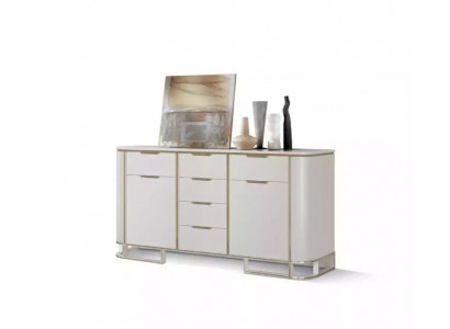 Sideboard Italienesch Holz Miwwel Design Luxus Wäiss Kommode Schaf Nei