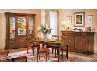 Iessdësch 4x Still Garnitur Iessgrupp Sideboard Dësch Set Iessdësch 7-Deeler