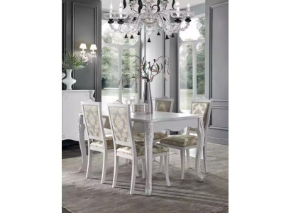 Komplett Set Iessdësch 4x Still Iesszëmmer Set Iess Grupp Holz Dësch 5tlg Nei